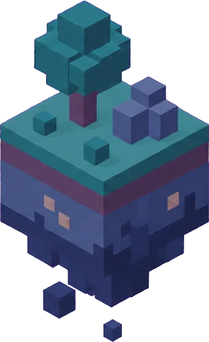 A distant floating island