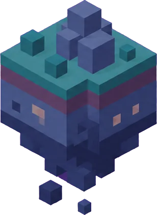 A distant floating island